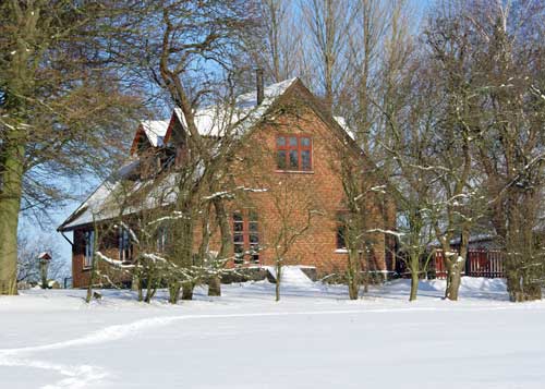 Huset i sne